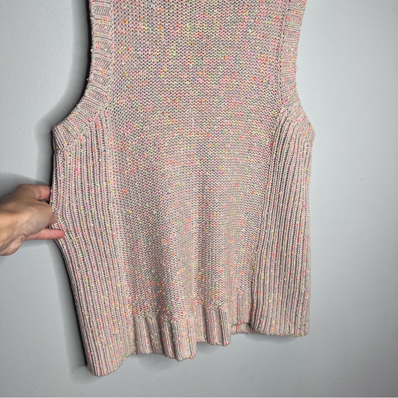 Anthropologie BREA Sleeveless Cotton Knit Mock Neck Tank Sweater - Picture 5 of 8